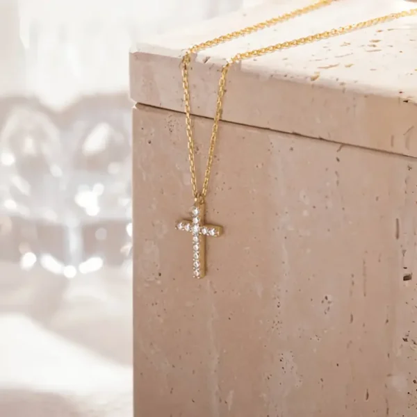 Collier femme doré
