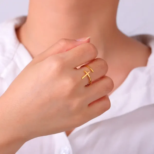 Bague croix