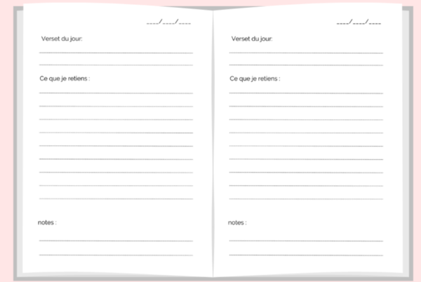 Mon petit carnet de versets Bibliques Broché – 15 novembre 2020
