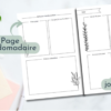 Journal de Prière carnet pour femme, objectif 90 jours, pages réflexion hebdomadaire incluses