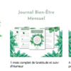 Journal de Prière carnet pour femme, objectif 90 jours, pages réflexion hebdomadaire incluses