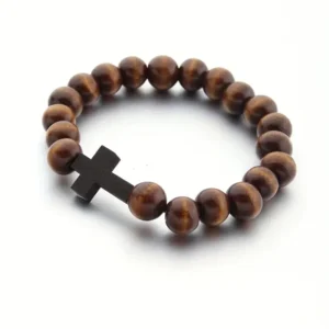 Bracelet Croix en Perles