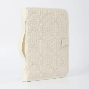 Élégante couverture de Bible BLANCHE