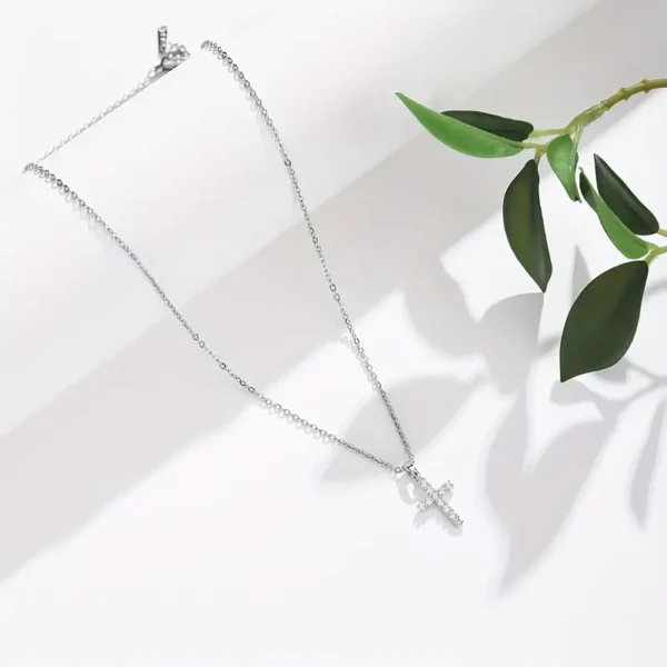 Collier argenté femme
