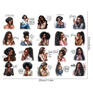 Filles Noires autocollant