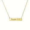 Collier "Proverbes 17:17"
