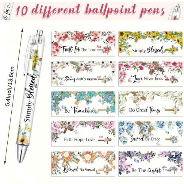 Stylos À Bille Inspirants Chrétiens