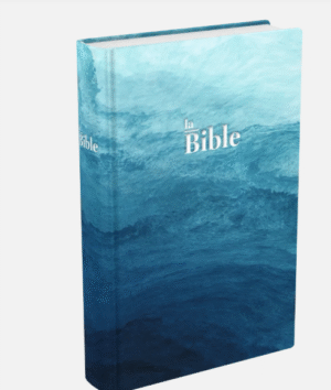 Bible Darby, format compact, bleu quadri