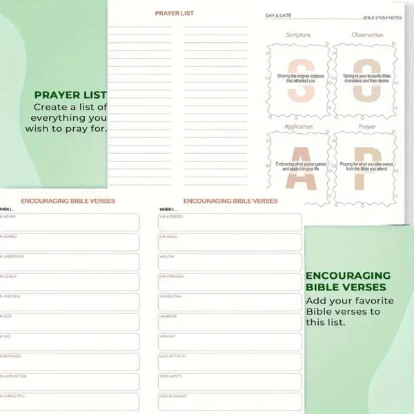 Journal d'étude biblique S.O.A.P Bible Study