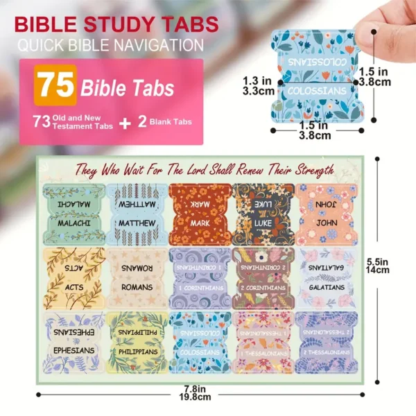 Onglets biblique